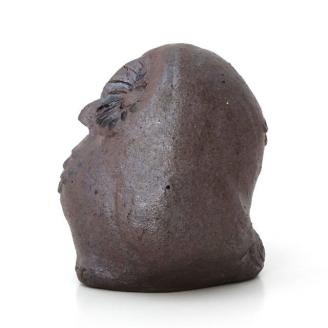 【安田瓦】 ふくろう「福来朗」 (中・耳なし)  1M02012