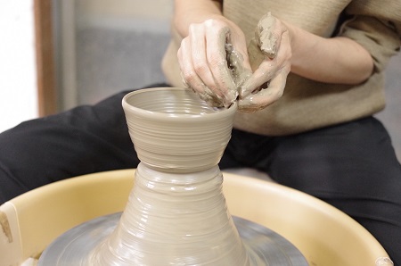 歩夢工房 ろくろ体験 思い出作り 2U01010