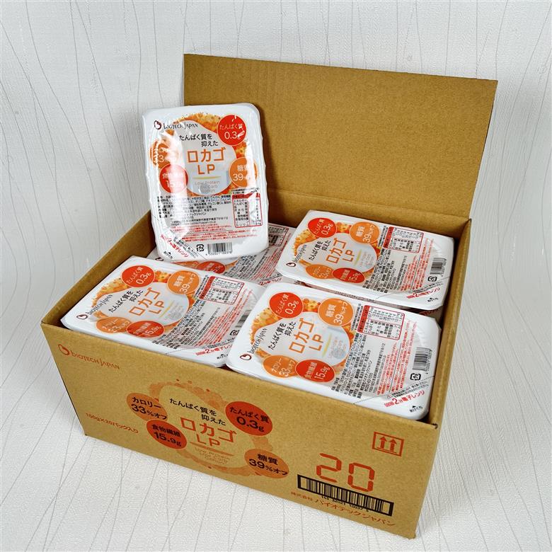 【低糖質・たんぱく質調整食品】 ロカゴLP 150g×20個 バイオテックジャパン 1V21017