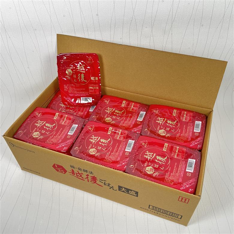 【たんぱく質調整食品】【6ヶ月定期便】 1/25 越後ごはん大盛 200g×30個×6回 バイオテックジャパン 越後シリーズ 1V57162