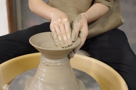 歩夢工房 ろくろ体験 思い出作り 2U01010