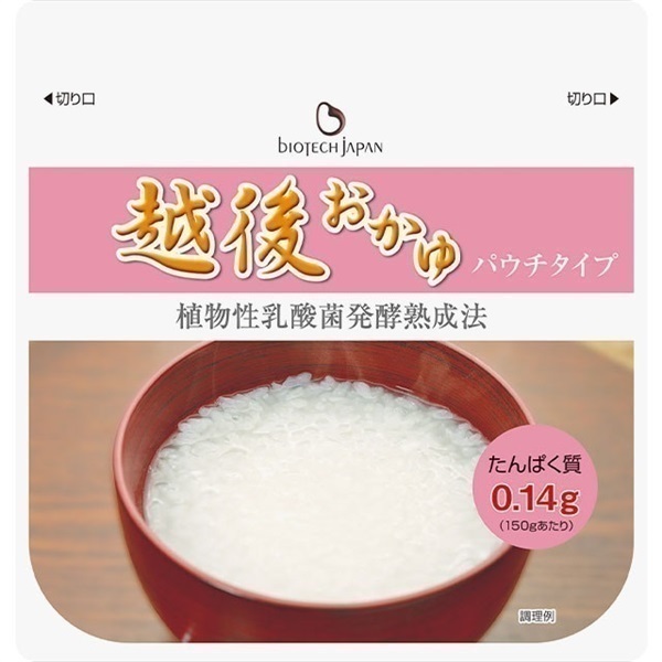 【たんぱく質調整食品】【6ヶ月定期便】 越後おかゆパウチタイプ 150g×20個×6回 バイオテックジャパン 越後シリーズ 1V63068