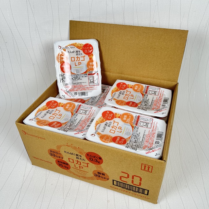 【低糖質・たんぱく質調整食品】【3ヶ月定期便】 ロカゴLP 150g×20個×3回 バイオテックジャパン 1V86047