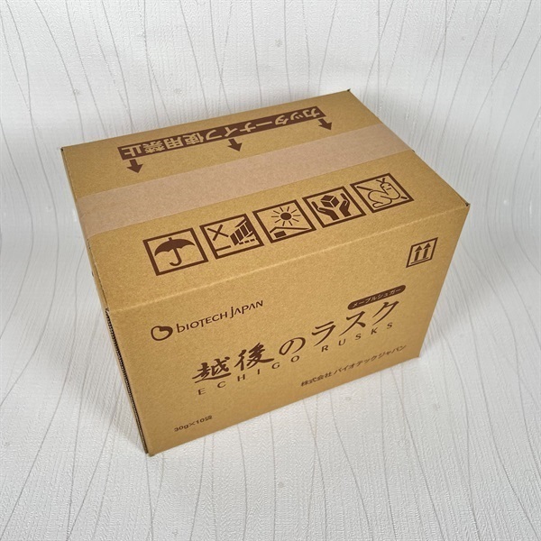 【たんぱく質調整食品】【3ヶ月定期便】 越後のラスク（メープルシュガー） 30g×10個×3回 バイオテックジャパン 越後シリーズ 1V77023