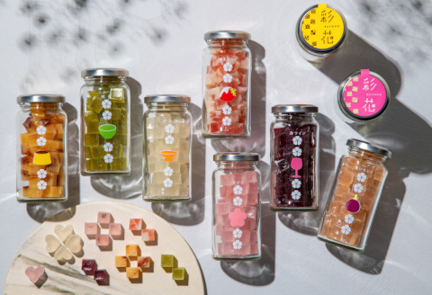 御菓子処 渡計 琥珀糖 「彩花～さやか～」 3本入 お菓子 菓子 和菓子 2E01009