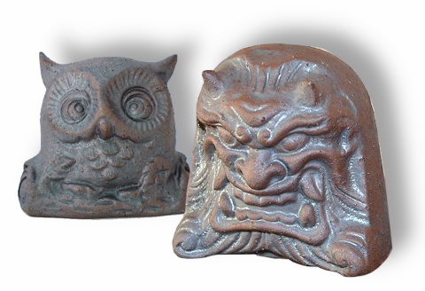 【安田瓦】縁起物・魔除けセット 1K01008