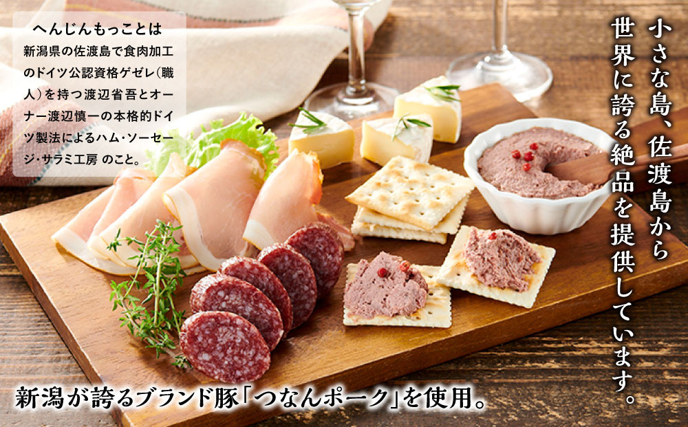 へんじんもっこ生サラミ入り厳選9種セット