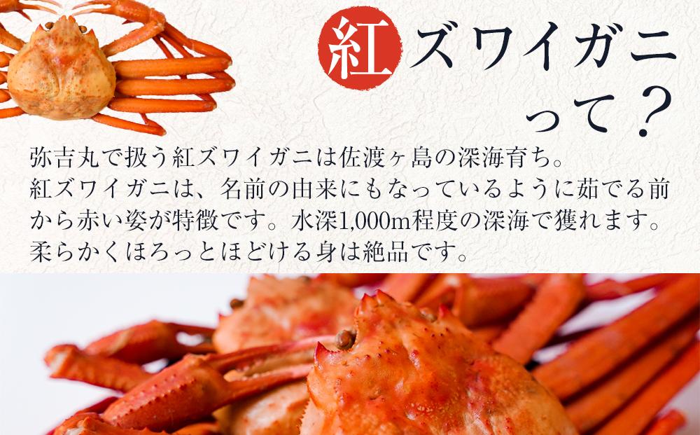 【ふるさと納税】佐渡島直送！浜茹で紅ズワイガニむき身（500ｇ/約20杯分使用）