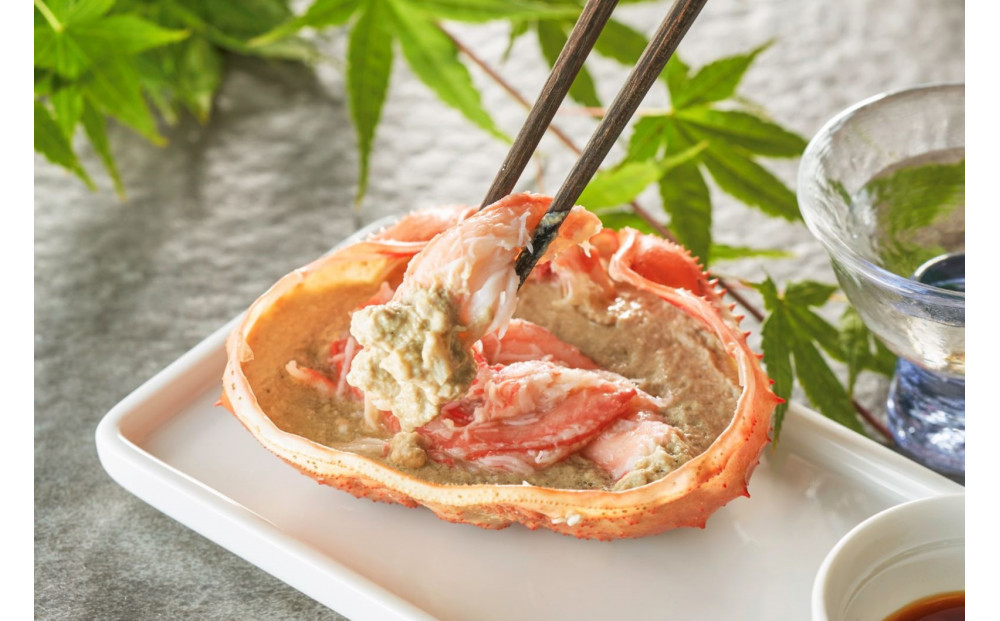 【2026年4月先行受付】佐渡島直送！浜茹で紅ズワイガニ甲羅盛り100g×5パック 蟹ミソ入り　ふるさと納税