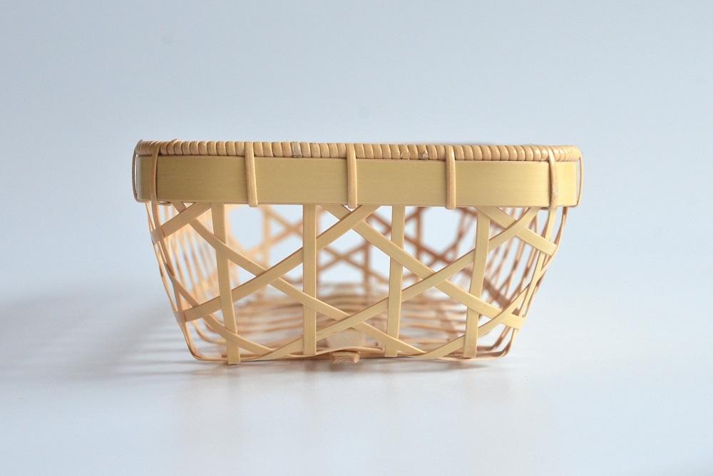 【佐渡竹工芸】カトラリーケース（六ツ目編み）