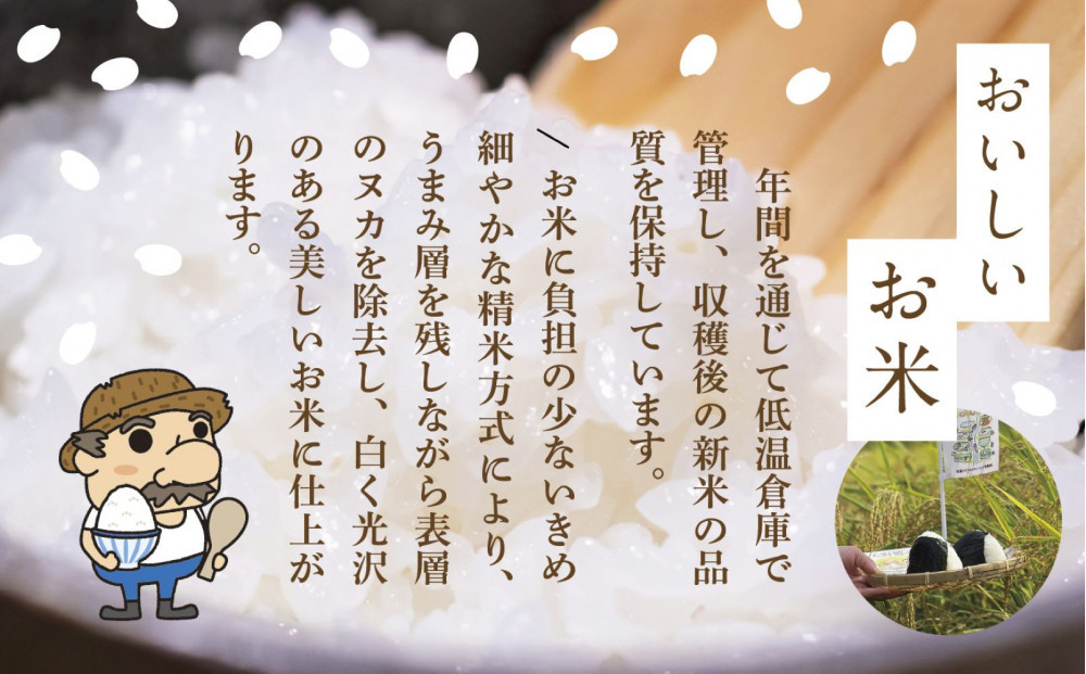【令和７年産】佐渡島産 特別栽培米こしひかり「大野郷の米」精米5kg×３回 定期お届けコース
