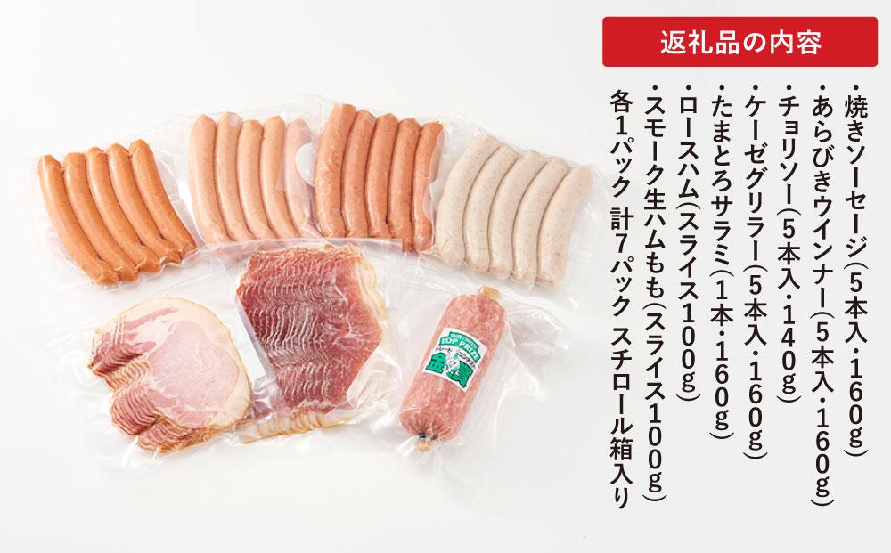 へんじんもっこ生サラミ入り特選７種セット