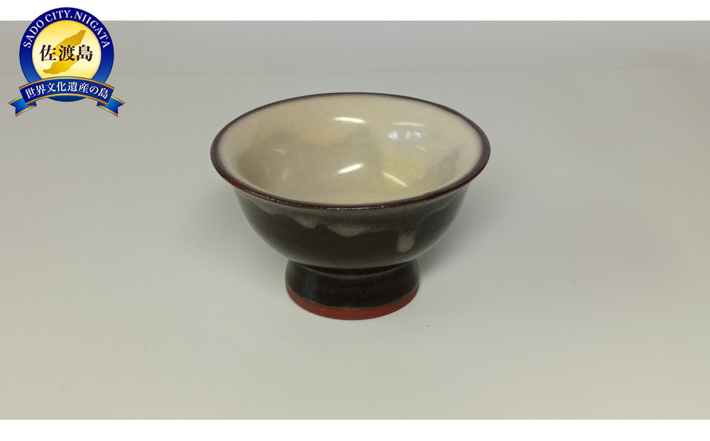 むみょうい常山小平窯 無名異焼 青蕎麦釉 盃 M-16