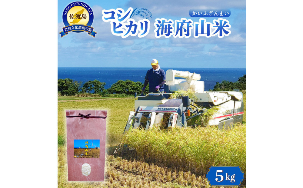 佐渡産コシヒカリ海府山米 5kg