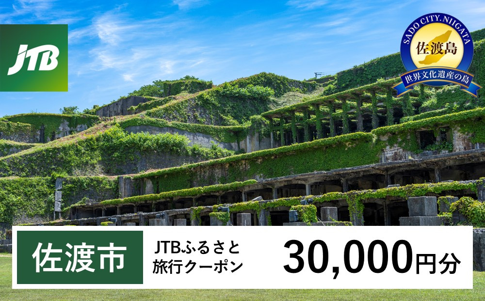 【佐渡市】JTBふるさと旅行クーポン（Eメール発行）（30,000円分）