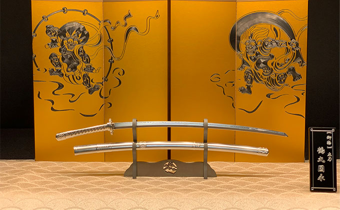 精密日本刀『鶴丸国永』鞘・鍔・柄付