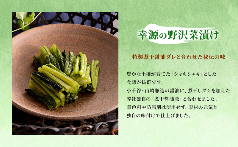 野沢菜漬・魚沼のきりざいセット（2種・6袋） 漬物 発酵食
