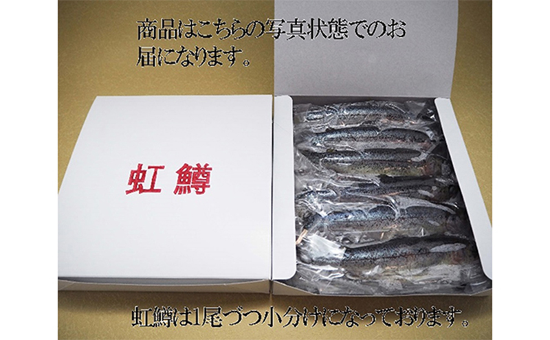 魚沼の虹ます（ニジマス）冷凍12尾入