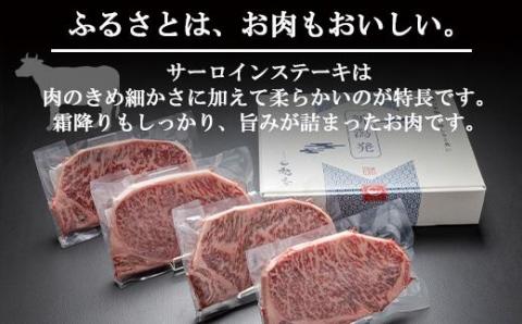 新潟牛 南魚沼産 にいがた 黒毛和牛 サーロインステーキ 200ｇ×4枚 4人前 新潟県 南魚沼市