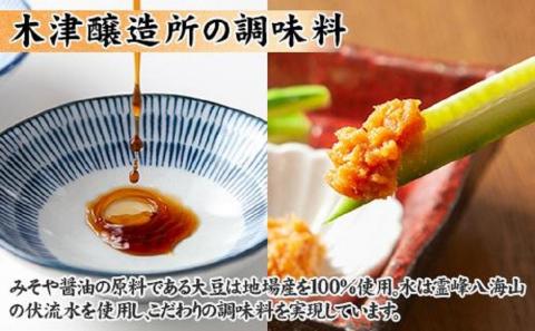 無地熨斗 新潟県 南魚沼産 こだわり厳選 味噌 ＆ 醤油 みりん お試し 木津醸造所 調味料 セット