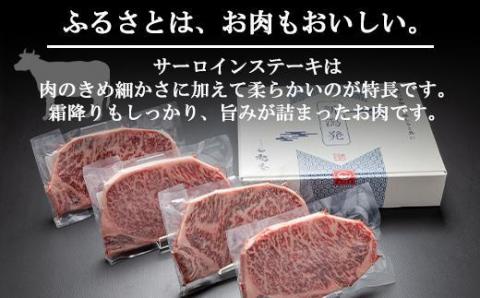 【無地熨斗】新潟和牛 南魚沼産 にいがた 黒毛和牛 サーロインステーキ 200ｇ×4枚 4人前 新潟県 南魚沼市