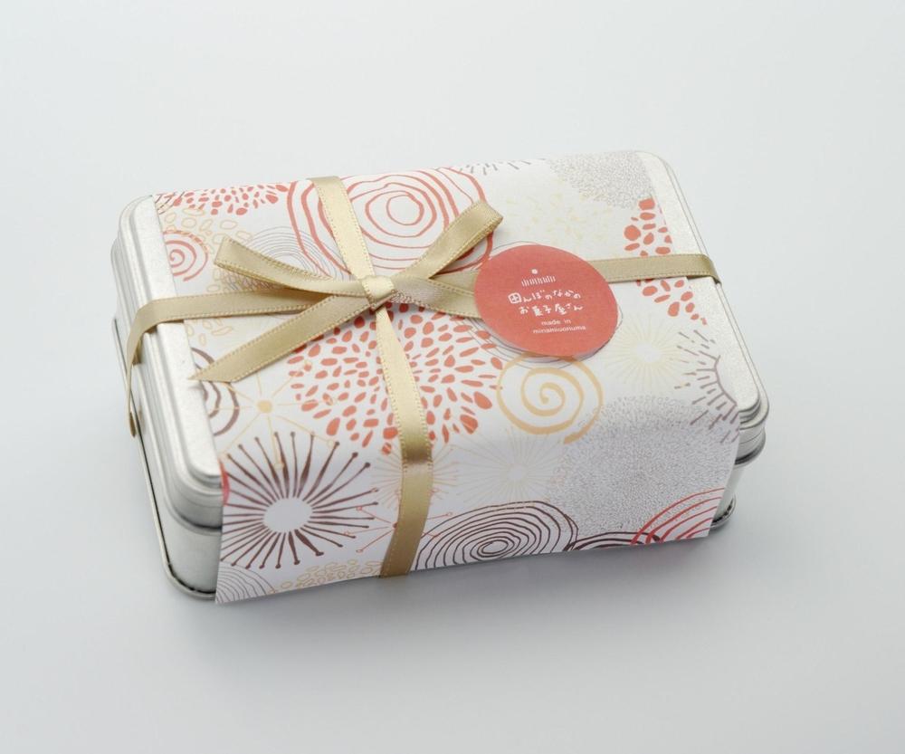 南魚沼産米粉クッキー缶　115g