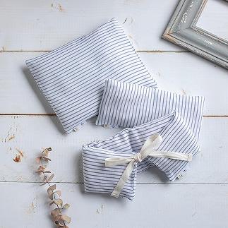 《大判》ao×accos 魚沼産コシヒカリで作った米ぬか・玄米カイロ　ストライプ