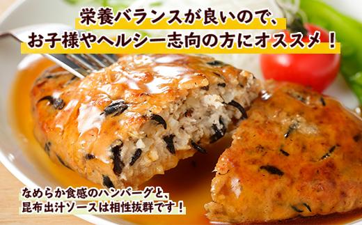 ES43 こだわり 手作り 自家製 ひじき豆腐ハンバーグ 新潟 南魚沼市 160g×4個 約4人前