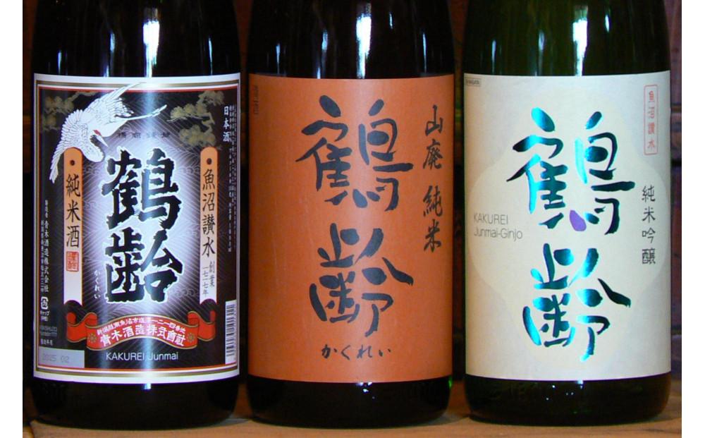 鶴齢1.8L×6本いろいろ飲み比べセット