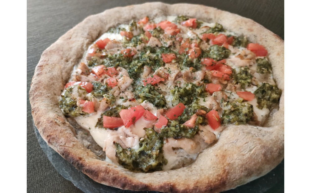 海藻繋ぎ黒ニンニクピザ/海藻ピザ４枚セット