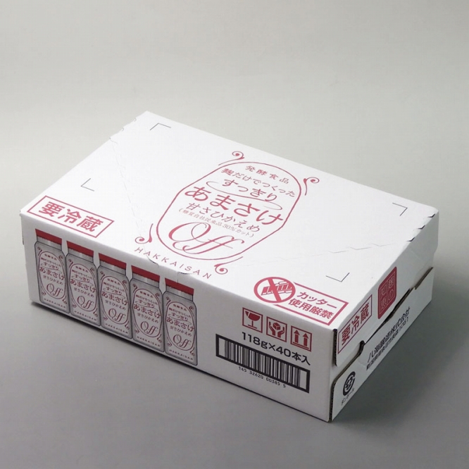 八海山 麹だけでつくったすっきりあまさけ 118g×40本