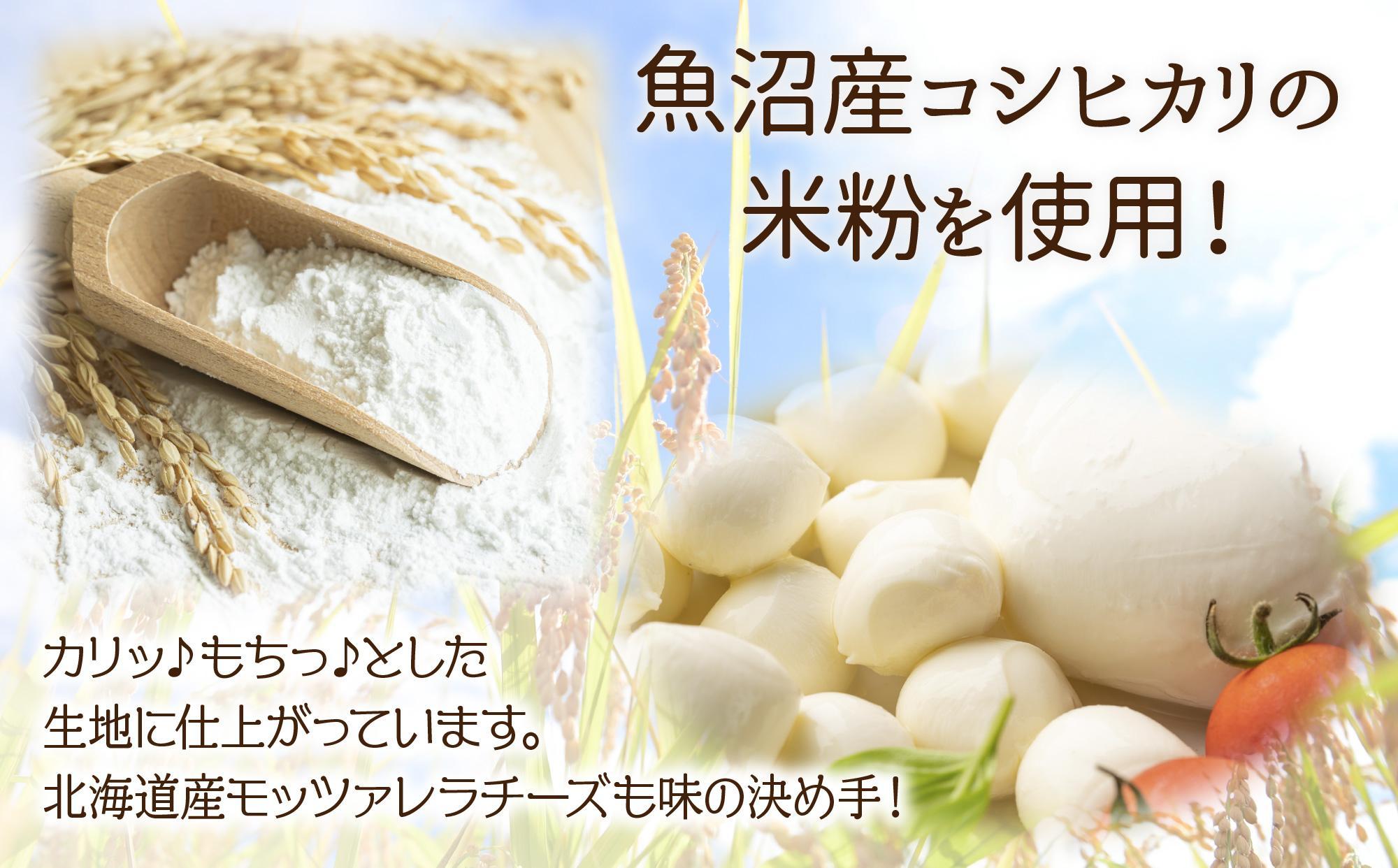 マルゲリータ ピザ 20cm 2枚 魚沼産 コシヒカリ 米粉 クリスピー ピッツァ おつまみ ギフト 簡単調理 お取り寄せ 冷凍 グルメ パーティー 魚野の里 ナトゥーラ 新潟県 南魚沼市