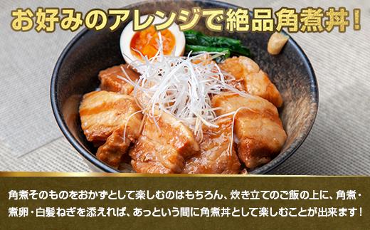 やわらか角煮 500g カット済み 角煮  豚 豚肉 冷凍 惣菜 簡単 調理 肉 おかず 味付き 野崎フーズ 新潟県 南魚沼市