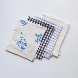 《大判》ao×accos 魚沼産コシヒカリで作った米ぬか・玄米カイロ　ジャガード