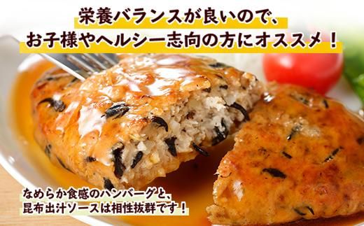ES45 こだわり 手作り 自家製 煮込み ハンバーグ 170g×4個 ＆ ひじき豆腐ハンバーグ160g×4個 食べ比べ 新潟県 南魚沼市 計8個 約8人前