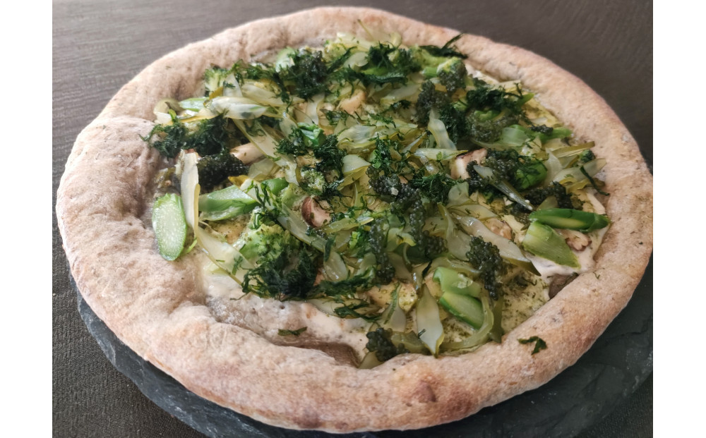 チーズ不使用/グルテンハーフ！海藻繋ぎ海藻ピザ４枚セット