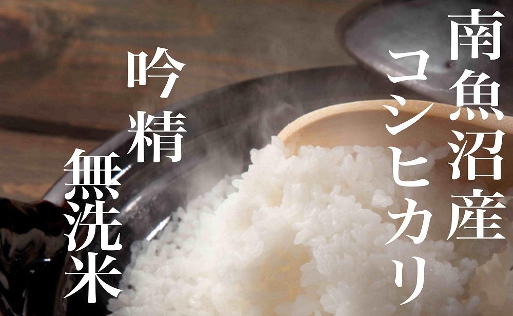 【令和7年産】【頒布会8Kg×全3回】無洗米 吟精 南魚沼産コシヒカリ【2025年10月上旬より順次発送予定】