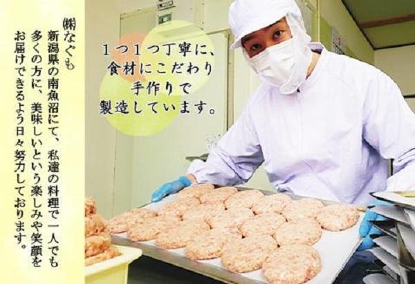 ES49 無地熨斗 こだわり 手作り 自家製 煮込み ハンバーグ 170g×6個 ＆ ひじき豆腐ハンバーグ160g×6個 食べ比べ 新潟県 南魚沼市 計12個 約12人前