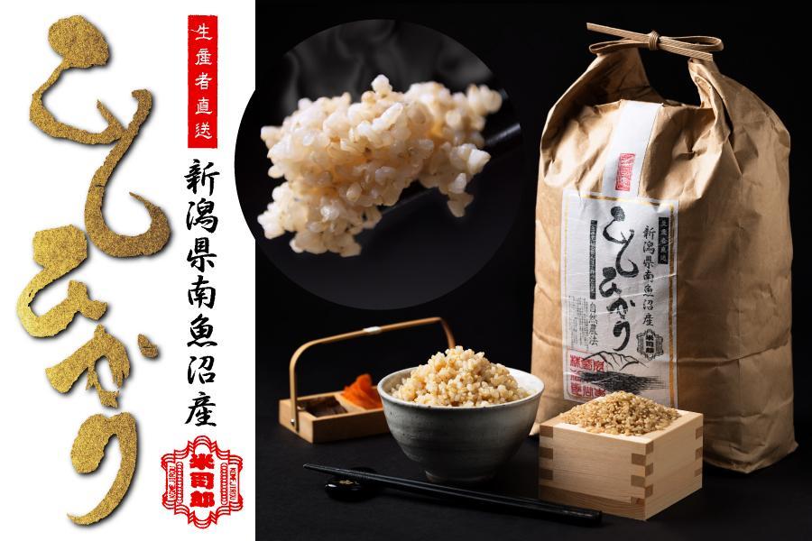 【令和7年産】【玄米】自然農法/化学肥料不使用の南魚沼産こしひかり10kg