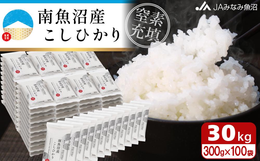 【令和7年産】南魚沼産こしひかり「窒素充填2合パック×100袋入」美味しさ長持ち 300g 小袋 便利 精米HACCP認定工場 特A獲得日本一産地 高品質精米 もっちり甘い 南魚沼産コシヒカリ