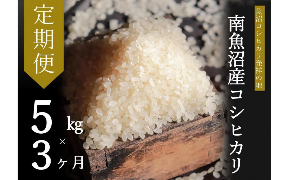 【令和7年産】【定期便・上旬お届け】5kg×3ヶ月　南魚沼産コシヒカリ