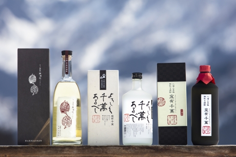 「越後の名酒 八海山」焼酎3種類詰合せ（720ml×各2本）