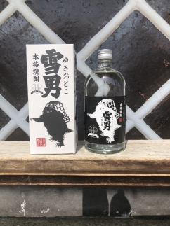 雪国のお酒「鶴齢」本格焼酎「雪男」720ml×1本