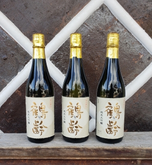 雪国のお酒「鶴齢」純米大吟醸【四合瓶720ml×3本】