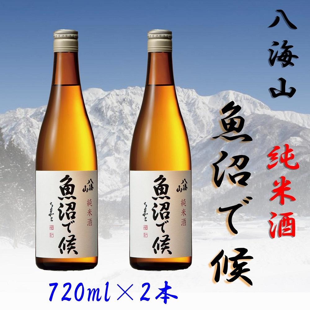 【魚沼地域限定】純米酒 八海山「魚沼で候」720ml×2本