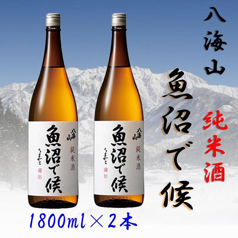 【魚沼地域限定】純米酒 八海山「魚沼で候」1800ml×2本