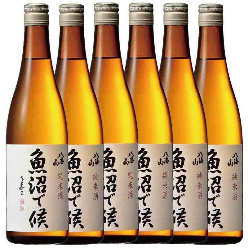 日本酒 八海山 純米酒 魚沼で候 720ml×6本 新潟県魚沼地域限定