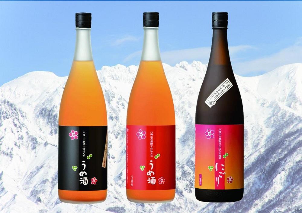 八海山梅酒3種類飲み比べ1800ml×3本