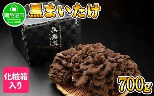 新潟県 南魚沼産 厳選 国産 黒 高級 舞茸 産地直送 700g