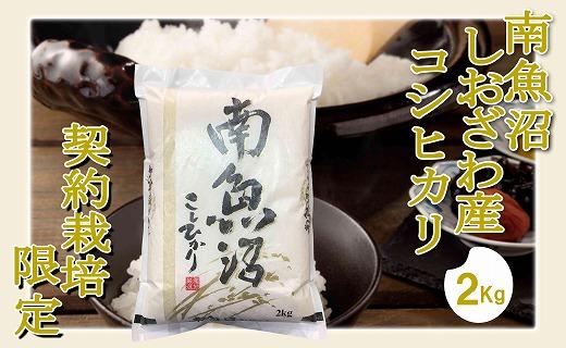 【令和7年産※精米2Kg】契約栽培限定 南魚沼しおざわ産コシヒカリ